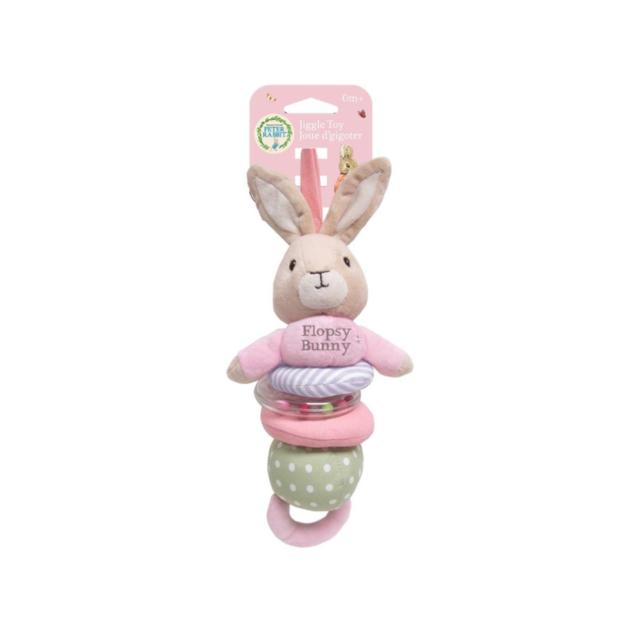 Petter Rabbit & Flopsy Jiggle Toy