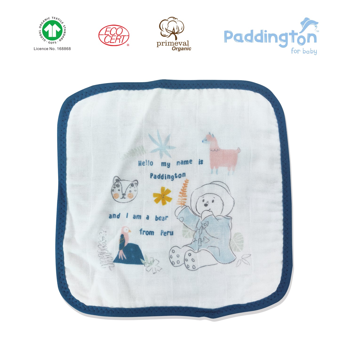 Paddington Bear Organic Lace Gauze Scarf