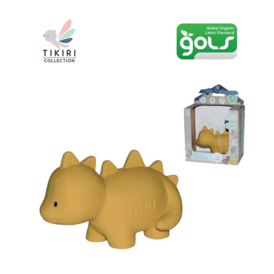 STEGO Natural Rubber Teether Rattle & Bath Toy