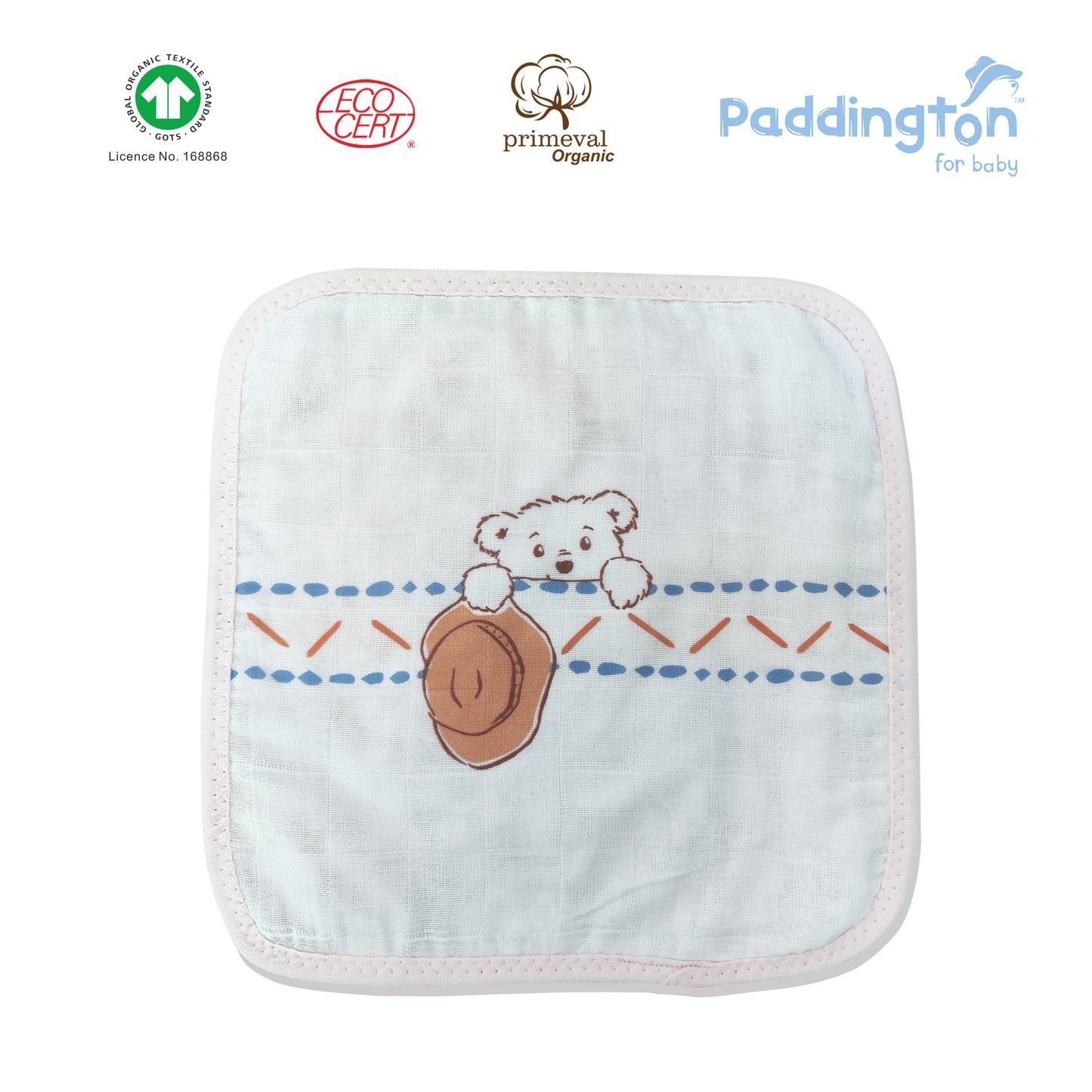 Paddington Bear Organic Lace Gauze Scarf