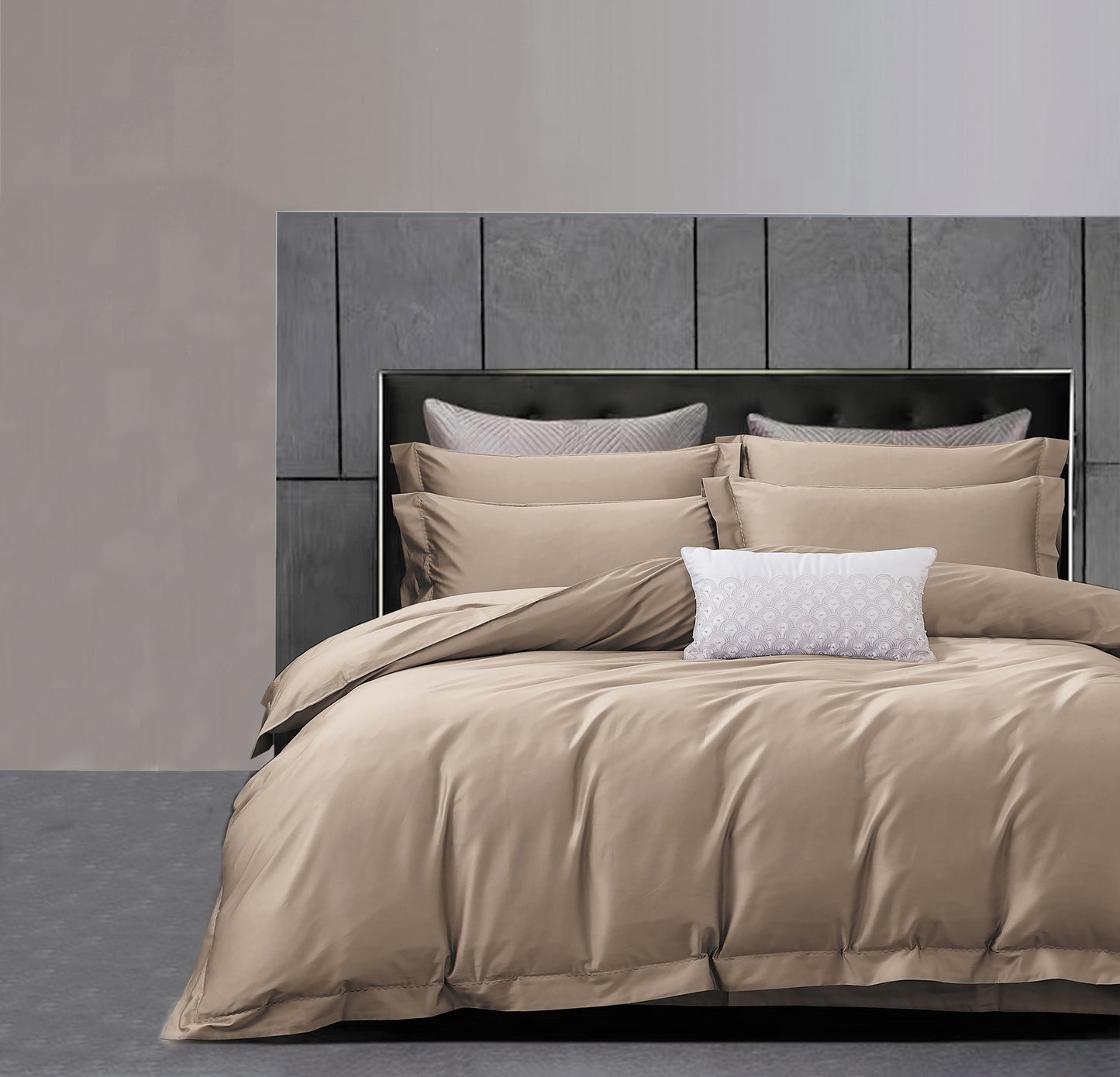 High-Thread-Count 100% Cotton Bedding(champagne)