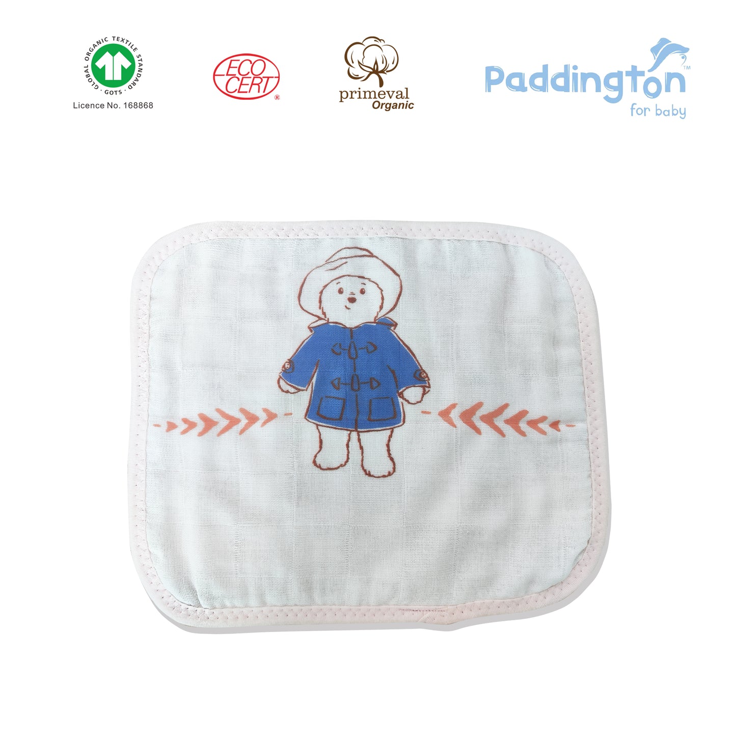 Paddington Bear Organic Lace Gauze Scarf