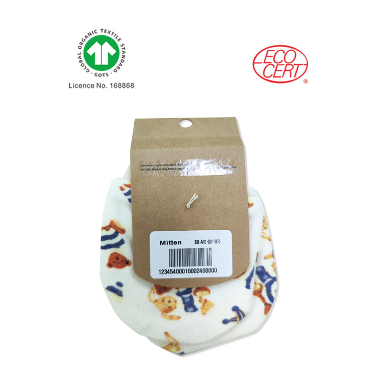 GOTS Certified Organic Baby Mittens
