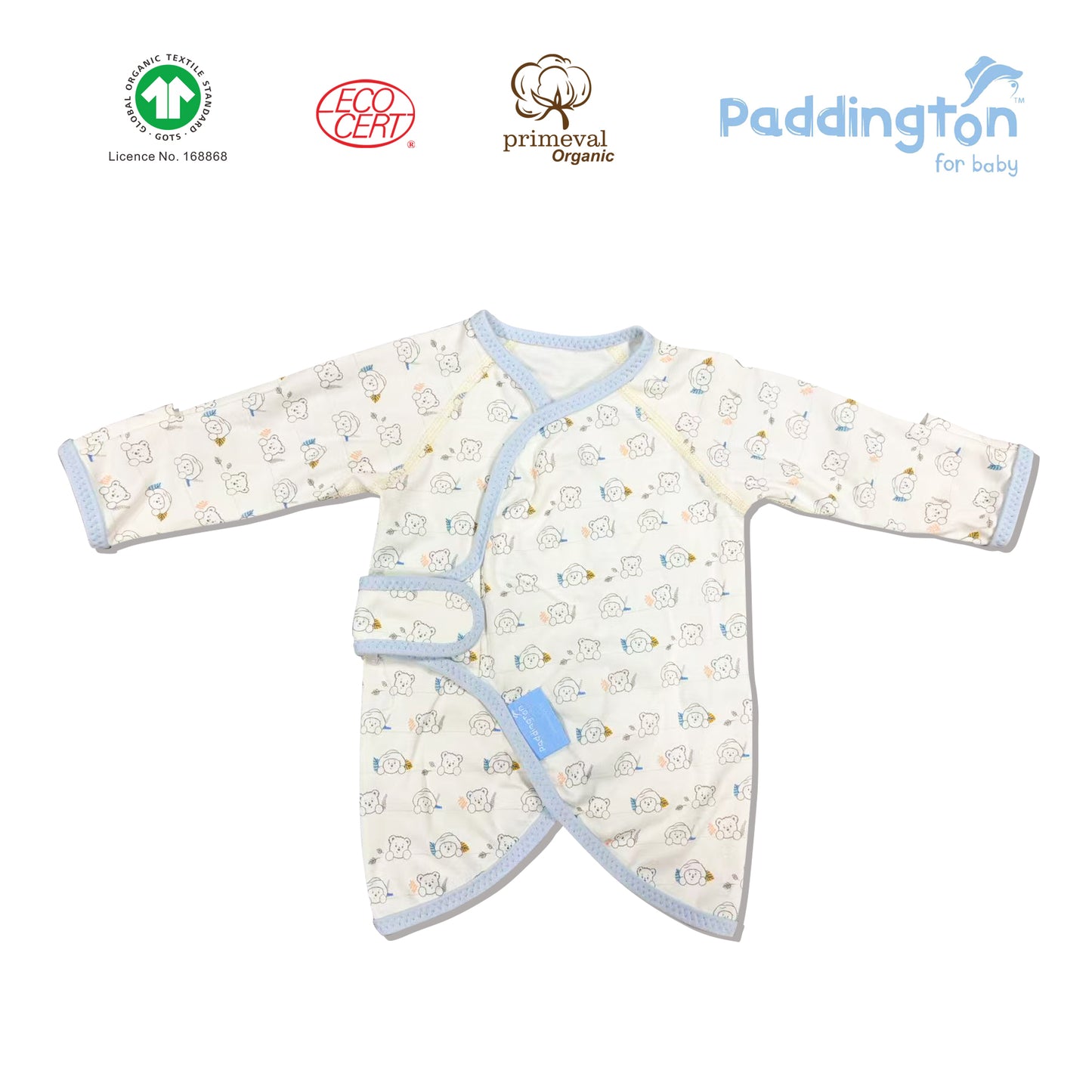 Paddington Bear Organic Long Sleeved Stylish Kimono