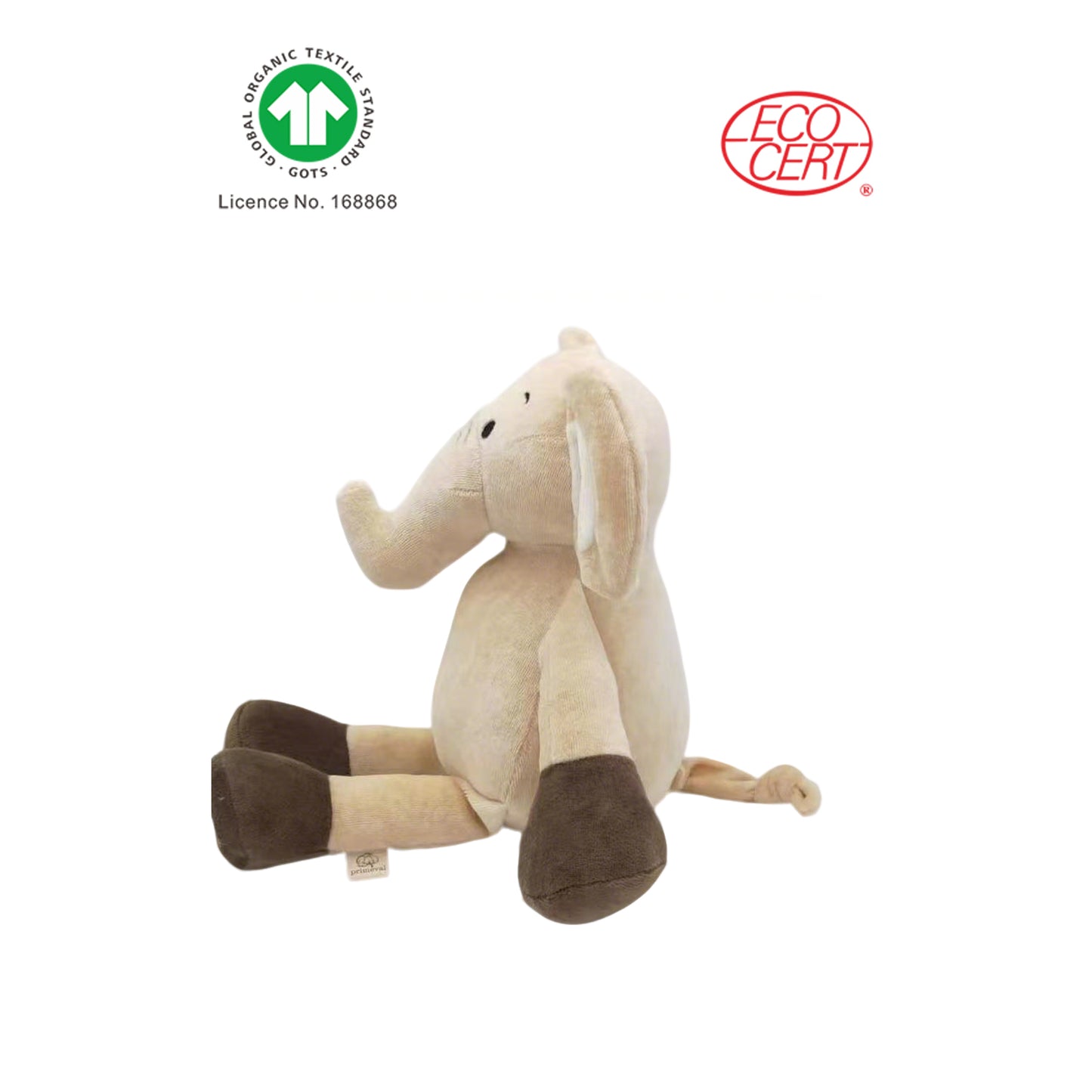 GOTS 認證有機大象公仔