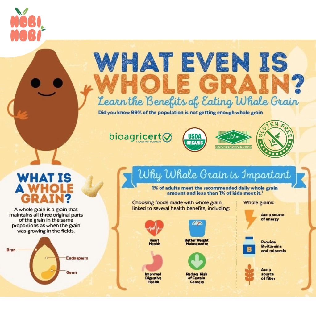 NOBI NOBI ORGANIC RICE PUFFS – SWEET POTATO