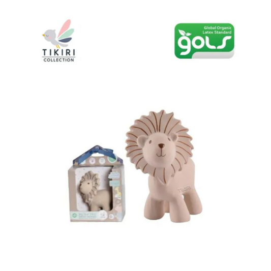 Lion 天然橡膠牙膠、撥浪鼓和沐浴玩具