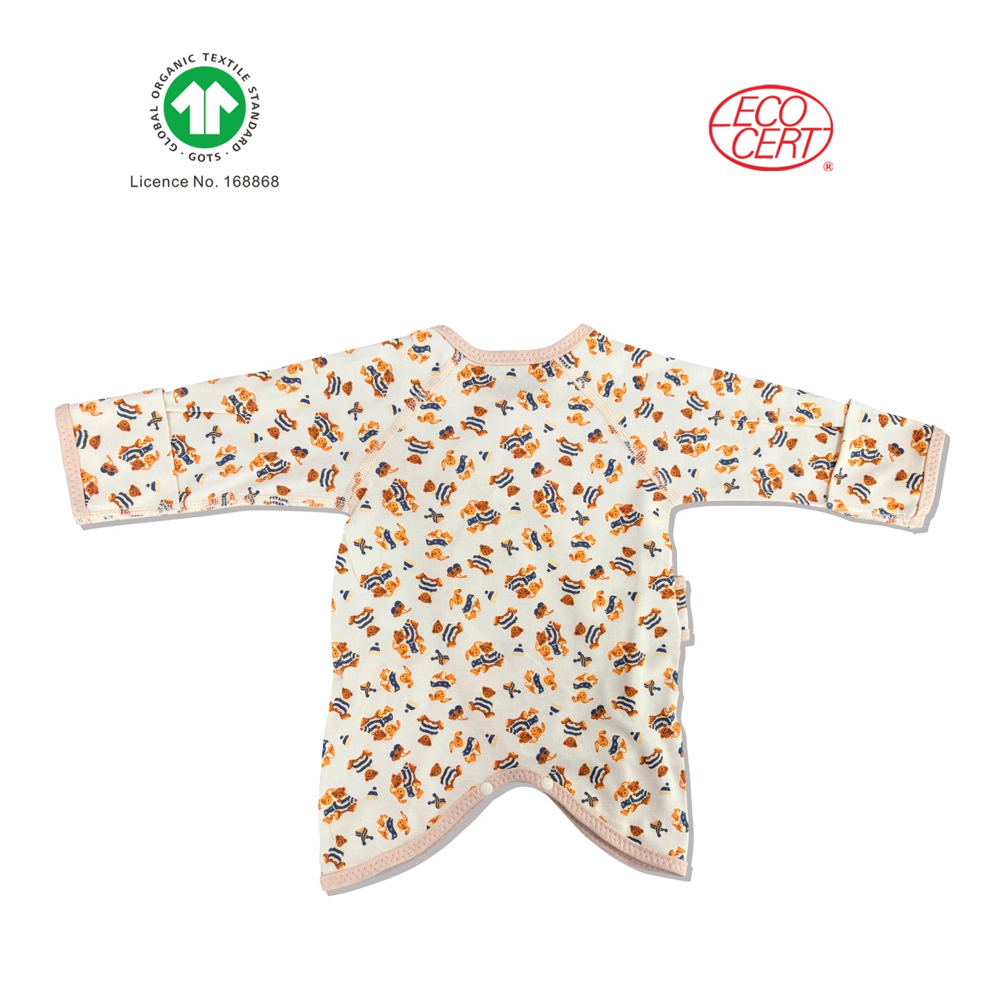 GOTS有機嬰兒蝴蝶衣