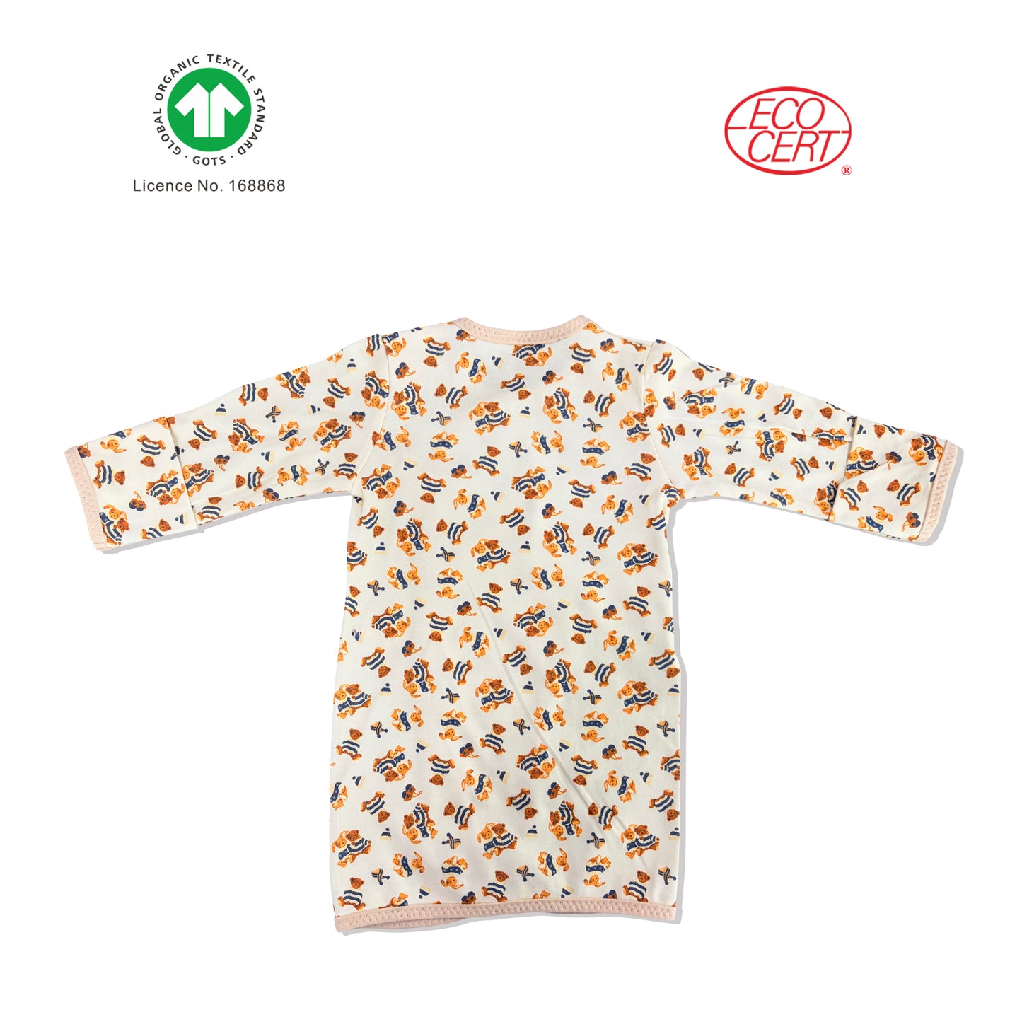 GOTS有機嬰兒和尚袍