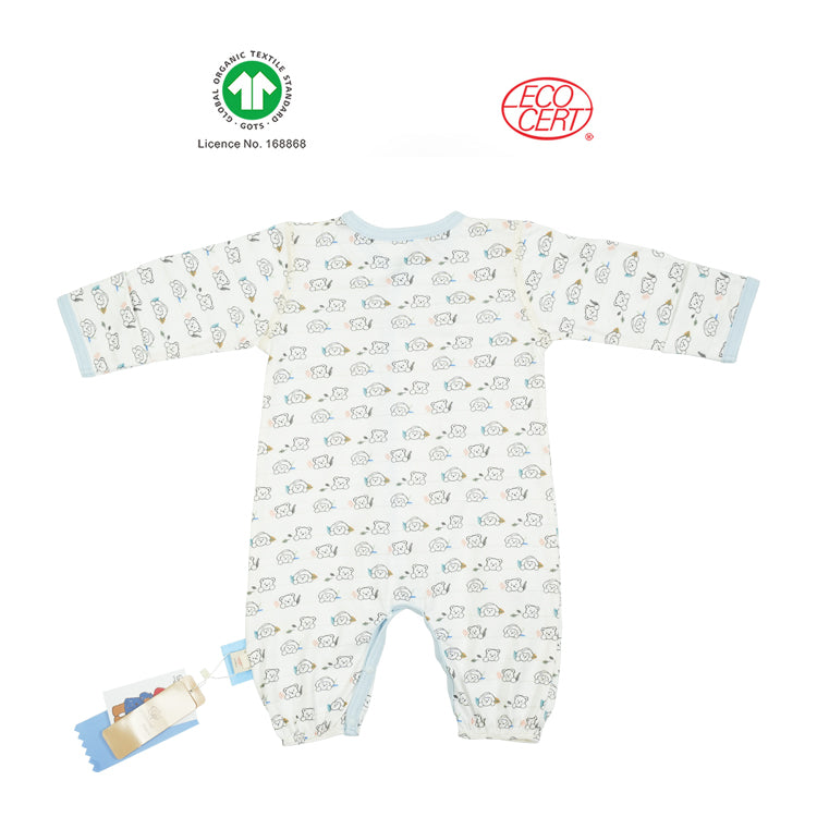 Paddington Bear Organic Pattern Bodysuit