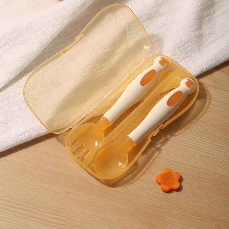 Cutlery Set:Silicone Spoon and Fork
