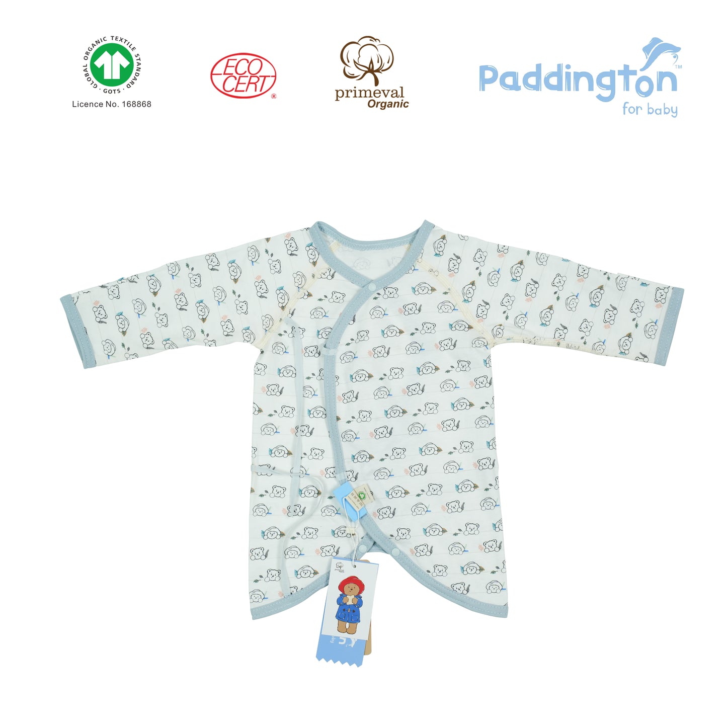 Paddington Bear Organic Long Sleeved Stylish Kimono