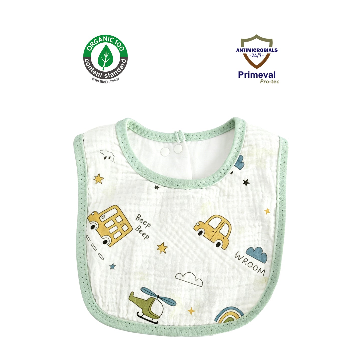 Organic Antimicrobial Bib