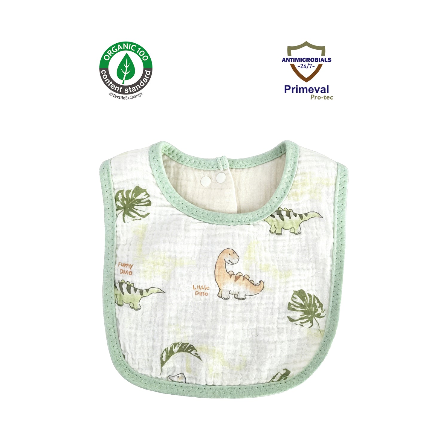 Organic Antimicrobial Bib