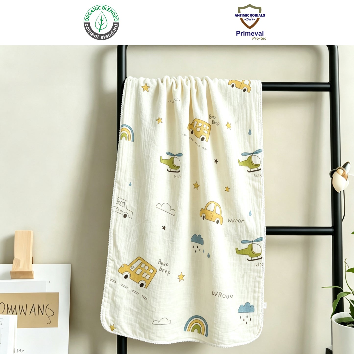 antibacterial bath towel