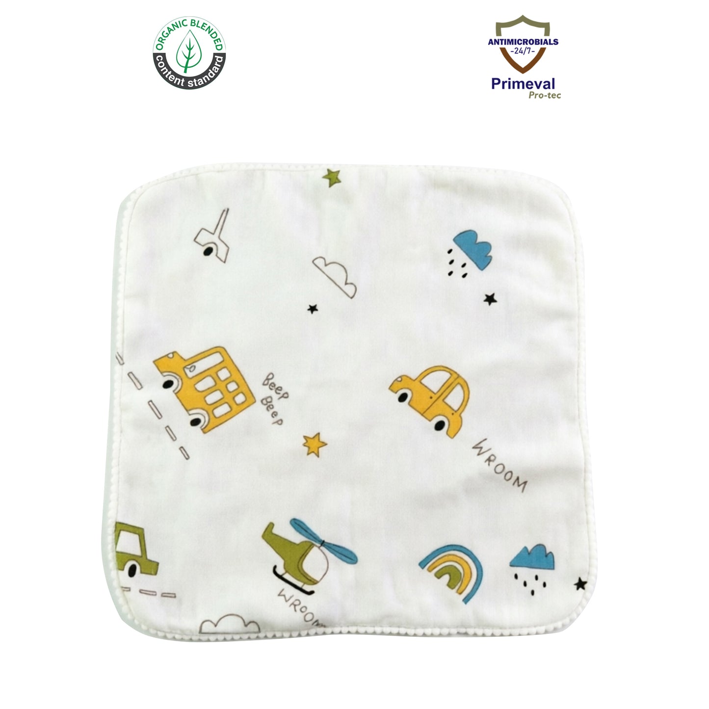 Antibacterial mini gauze towel