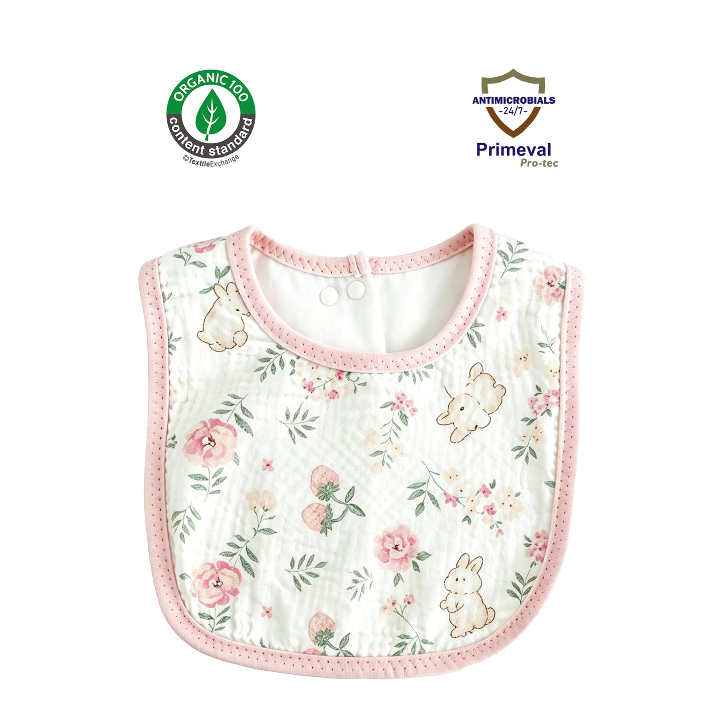 Organic Antimicrobial Bib