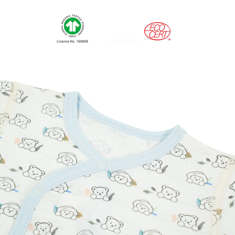Paddington Bear Organic Pattern Bodysuit