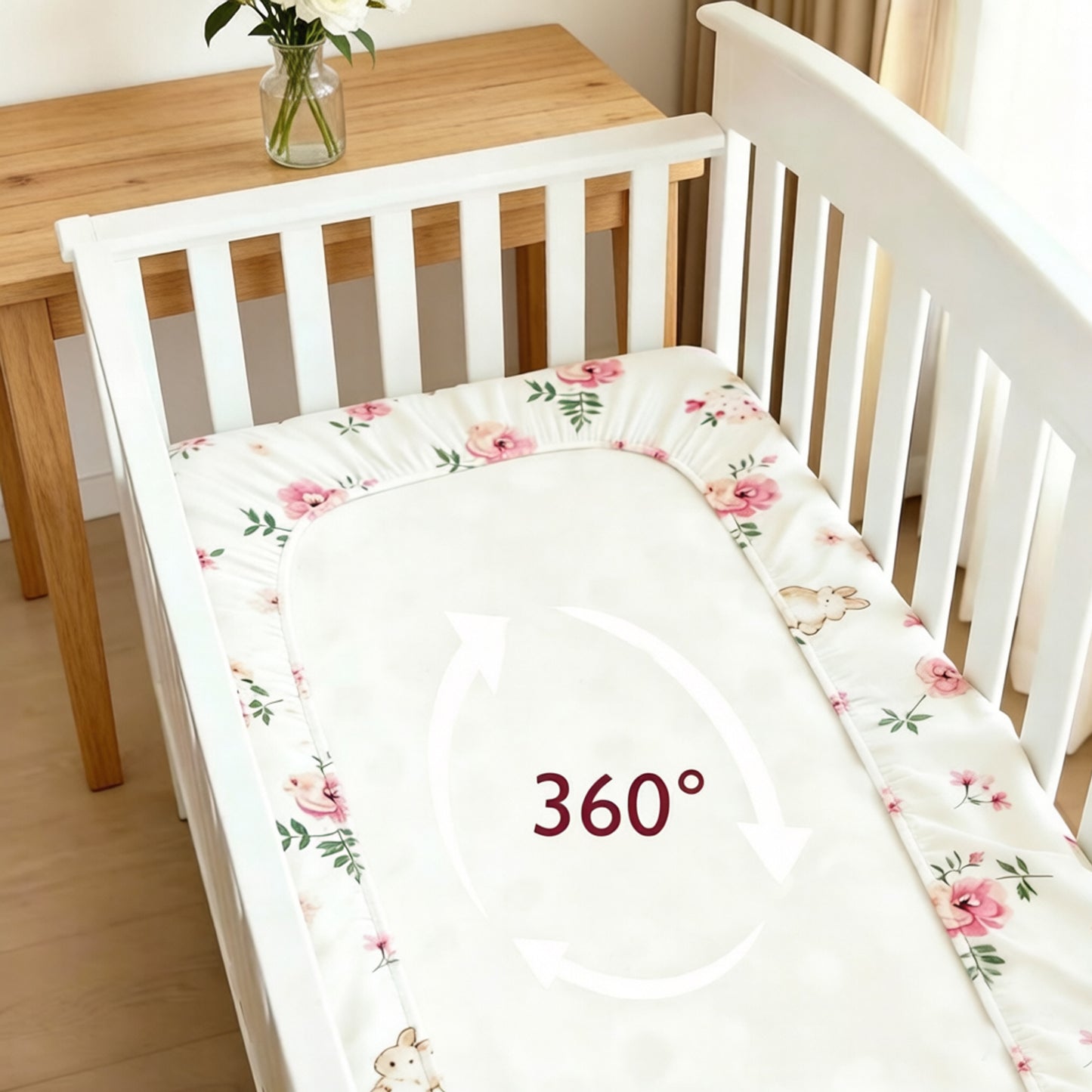 Antibacterial bed skirt