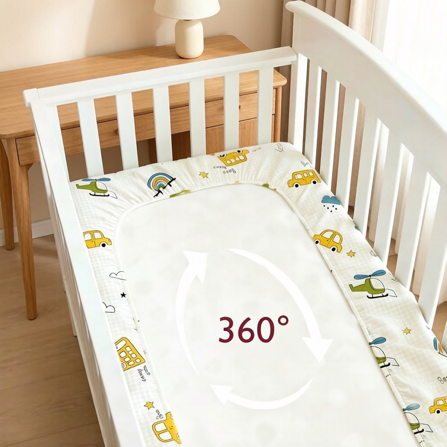 Antibacterial bed skirt