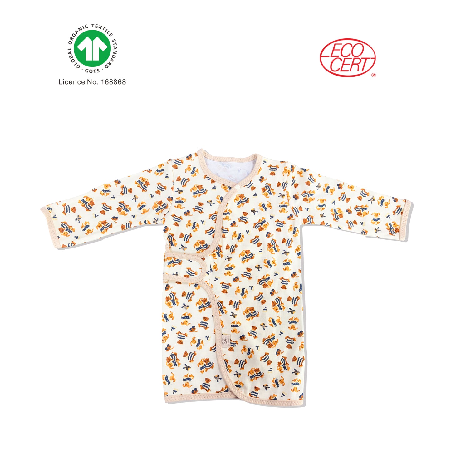 GOTS有機嬰兒和尚袍