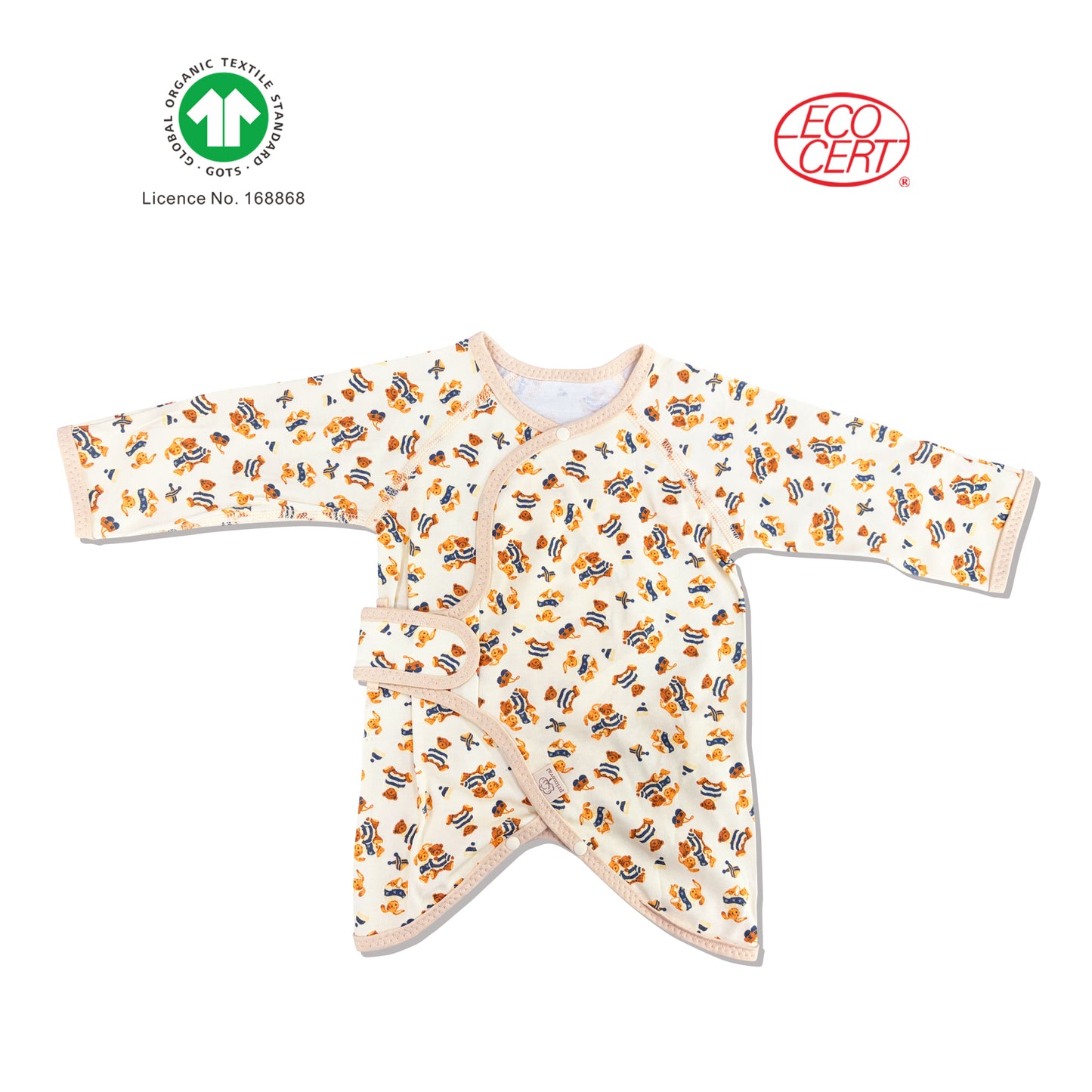 GOTS有機嬰兒蝴蝶衣