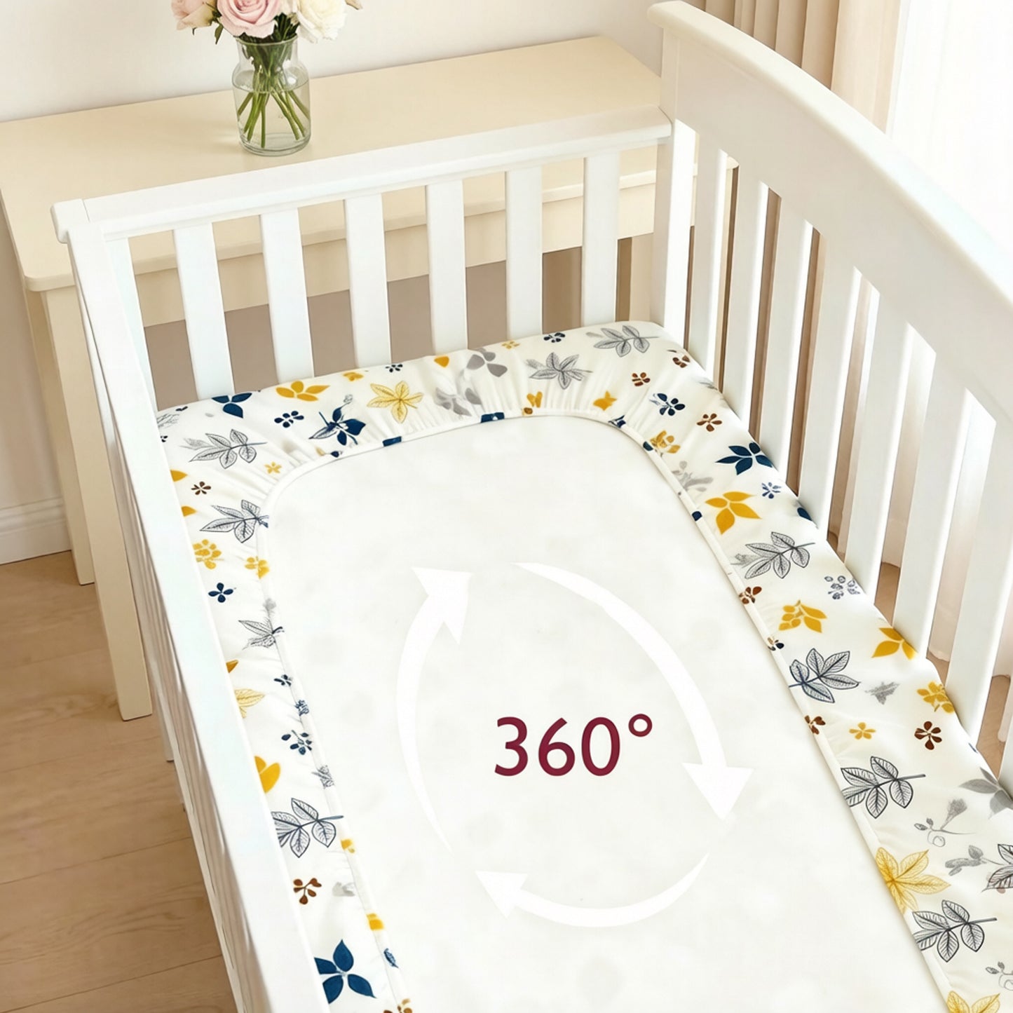 Antibacterial bed skirt