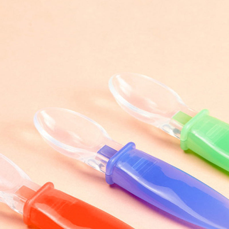 Temperature-sensing spoon