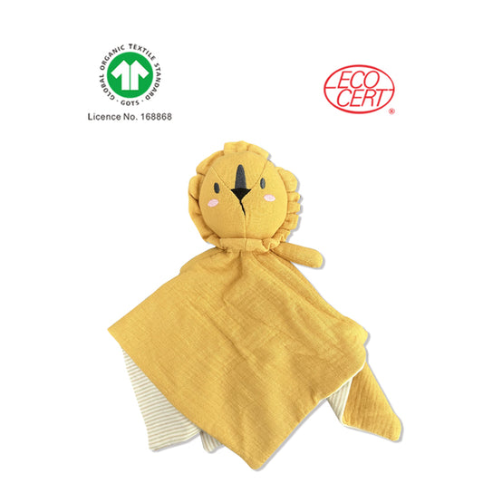 Lion gauze bite towel doll