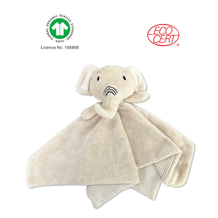 Elephant flannel bite towel