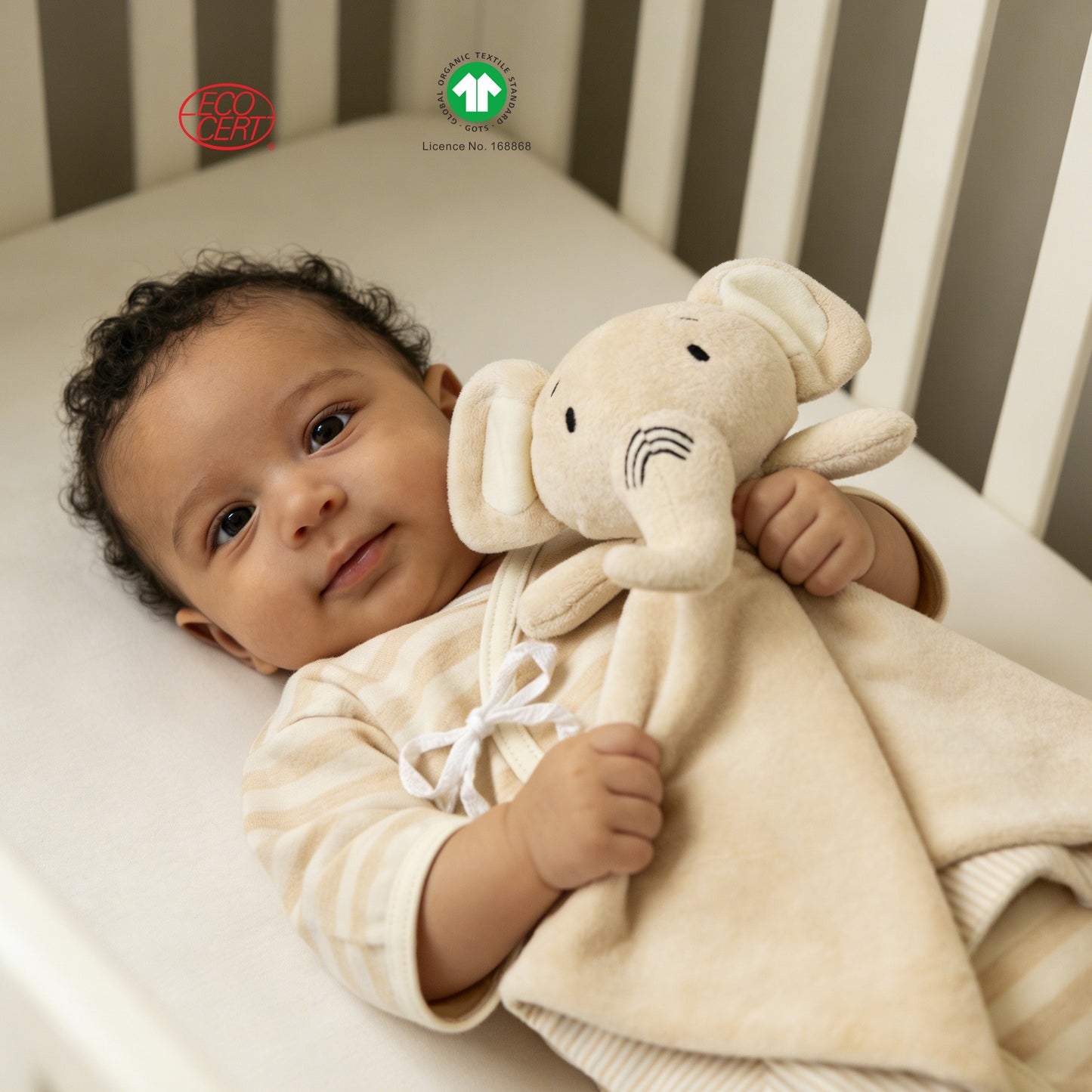 Elephant flannel bite towel