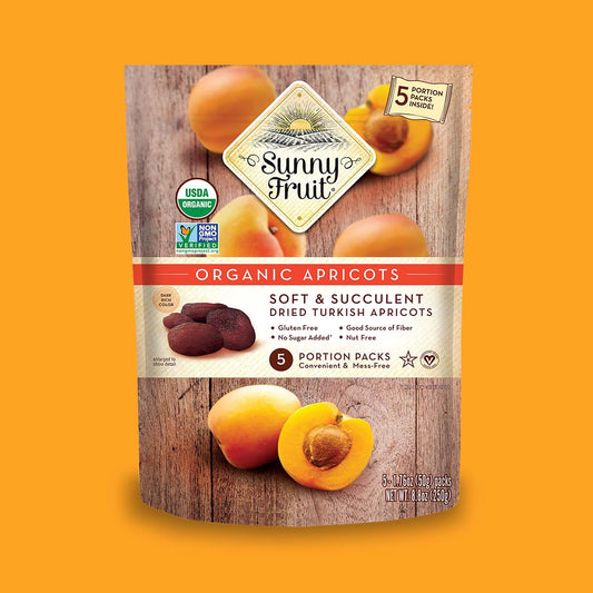 Sunny Fruit 有機乾杏桃 – 250 克（5×50 克獨立包裝）