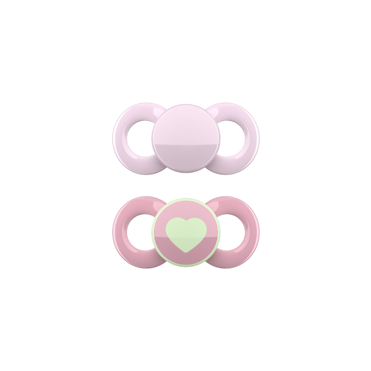 Dentistar Day & Night Babe Soother Size 1 Set in 2 (0-6months)