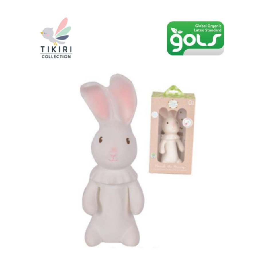 Havah the Bunny Natural Rubber Squeaker