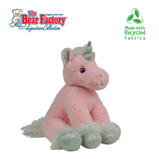 The Bear Factory PINK UNICORN (Eco) 16″
