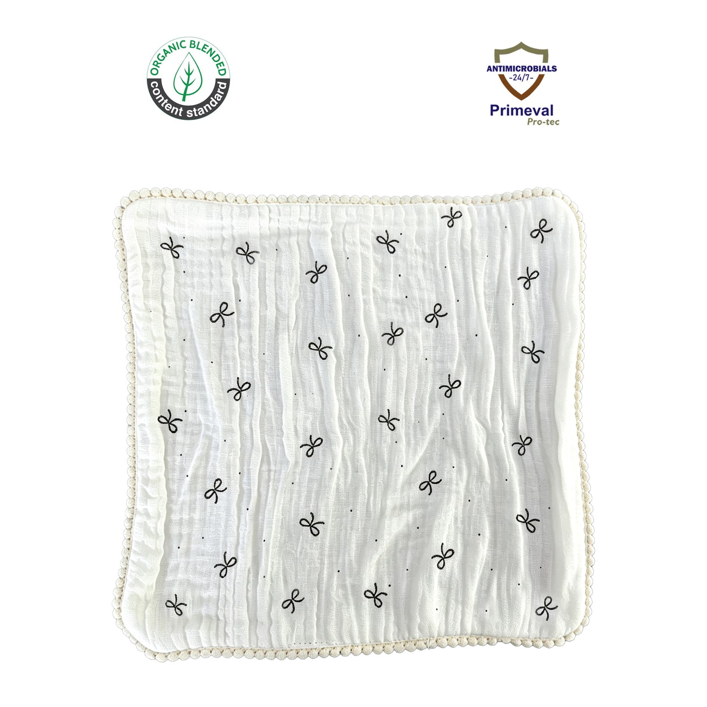 Antibacterial mini gauze towel