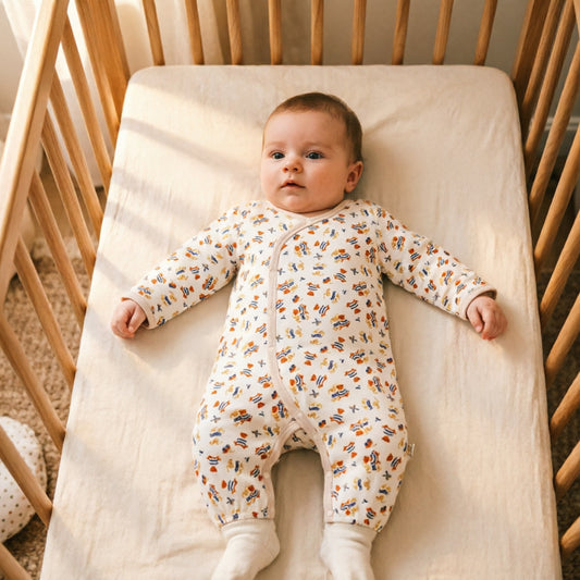 GOTS Certified Organic 2 in 1 Onesie (kimono/onesie)