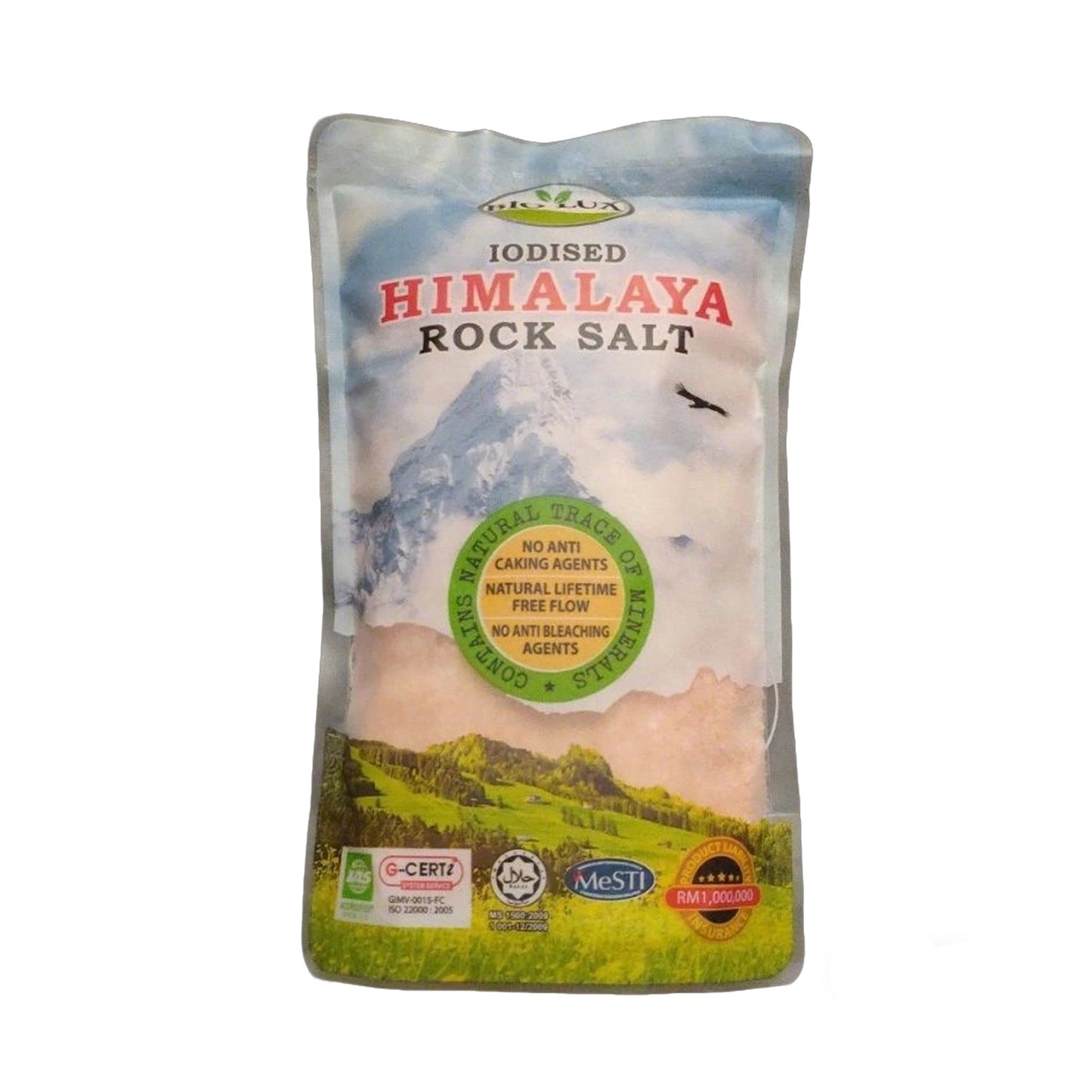 Biolux Iodised Himalaya Rock Salt 500g