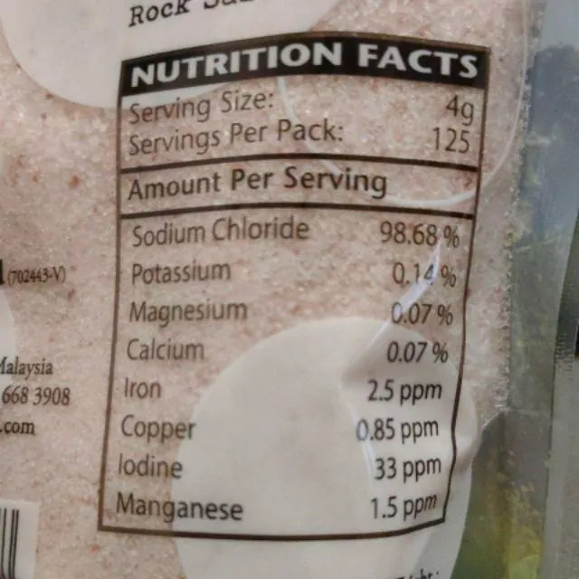 Biolux Iodised Himalaya Rock Salt 500g