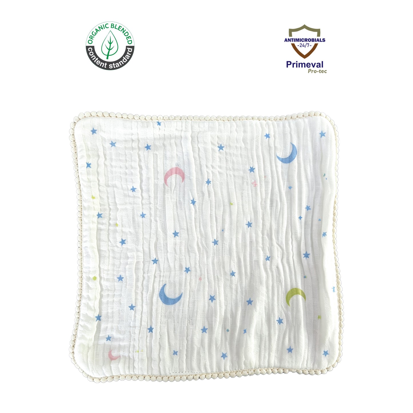 Antibacterial mini gauze towel