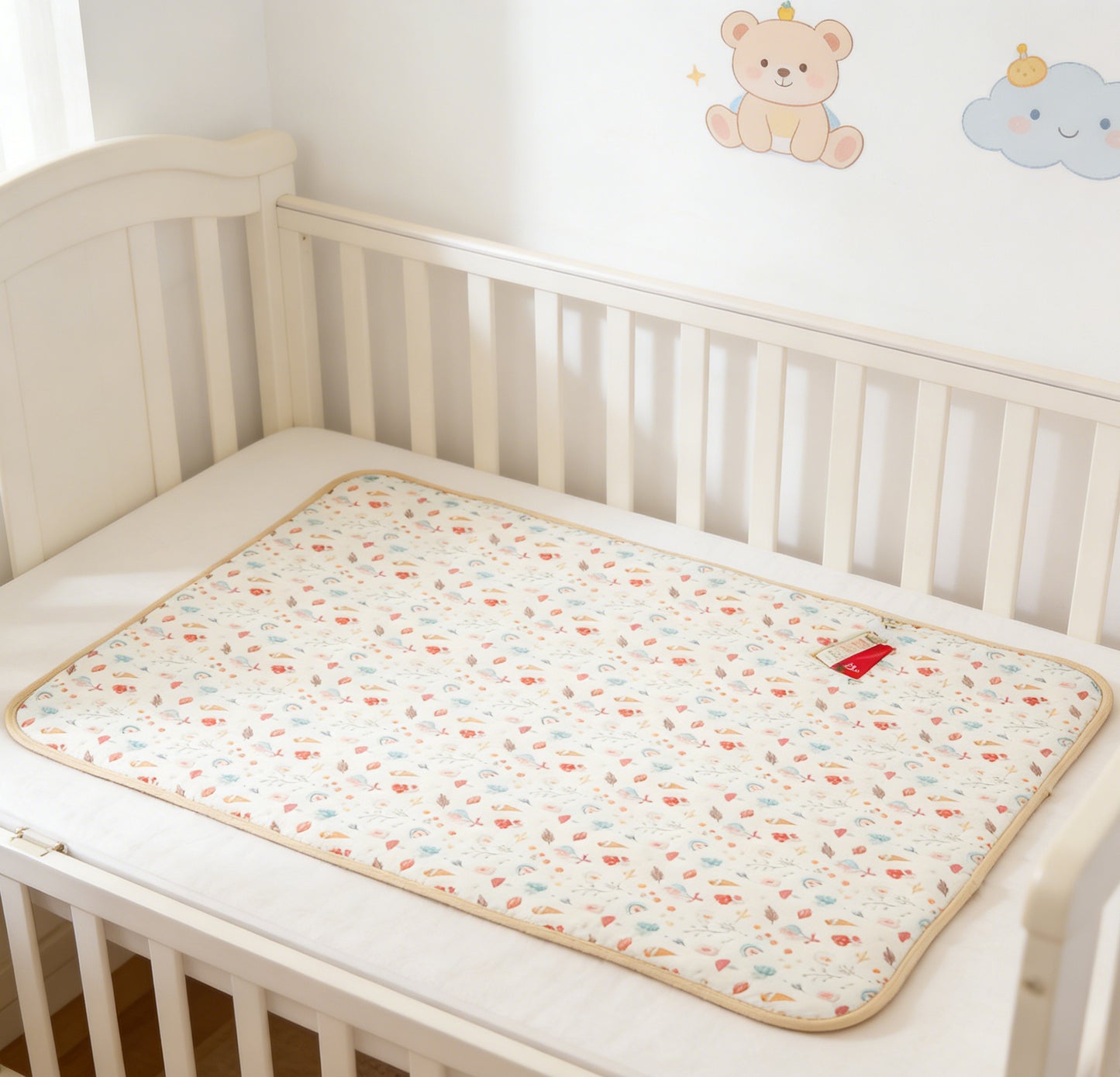 GOTS有機雪糕蘑菇印花被