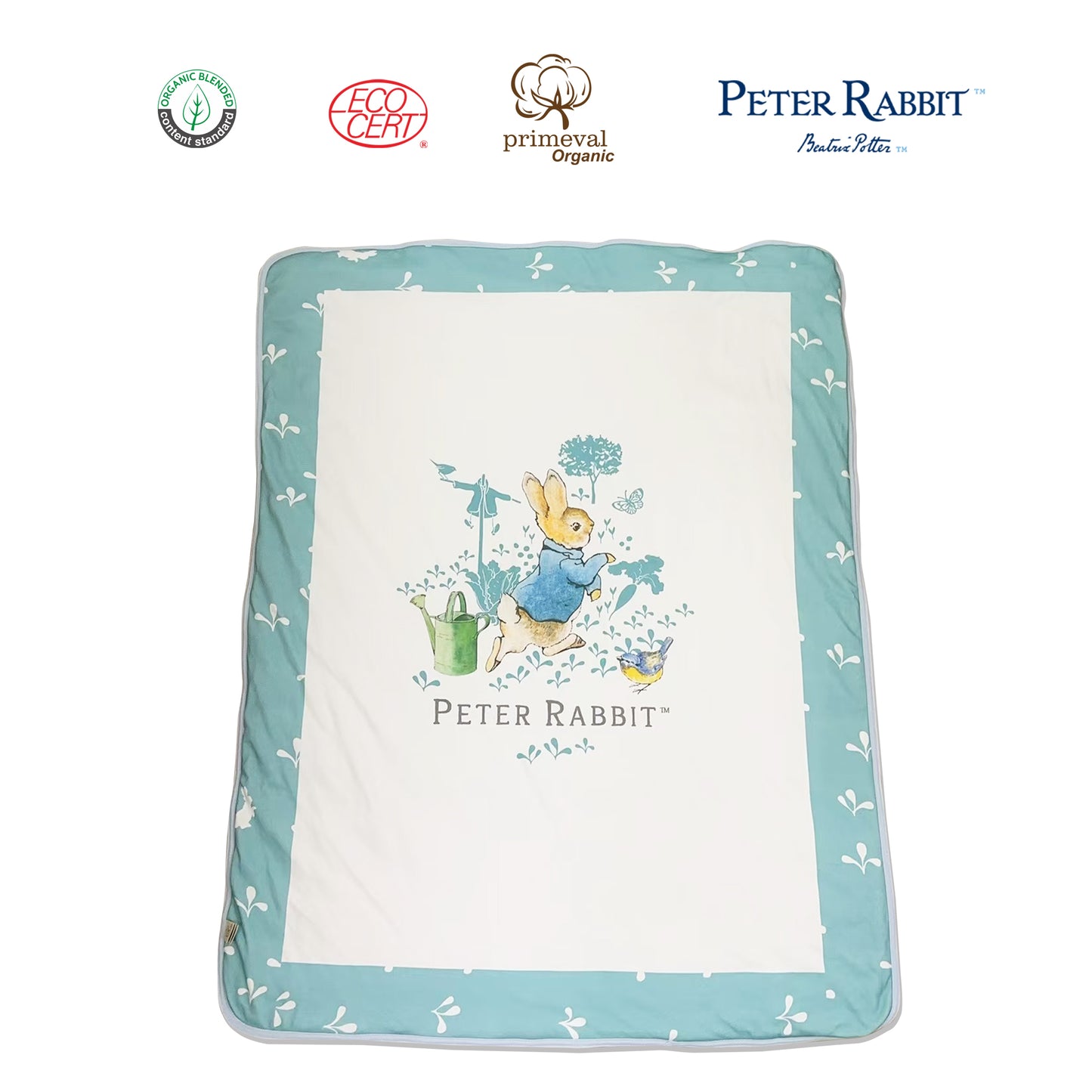 GOTS Certified Peter Rabbit Baby Blanket