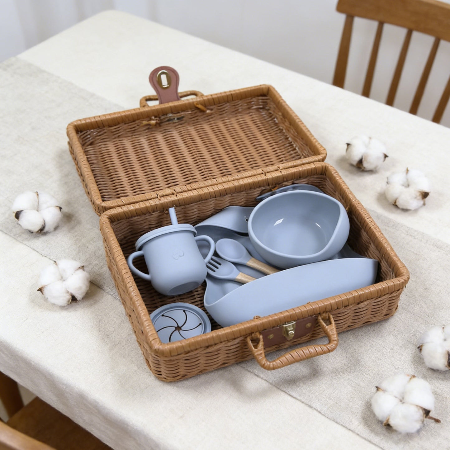 Silicone Baby Tableware 6-Piece Gift Set