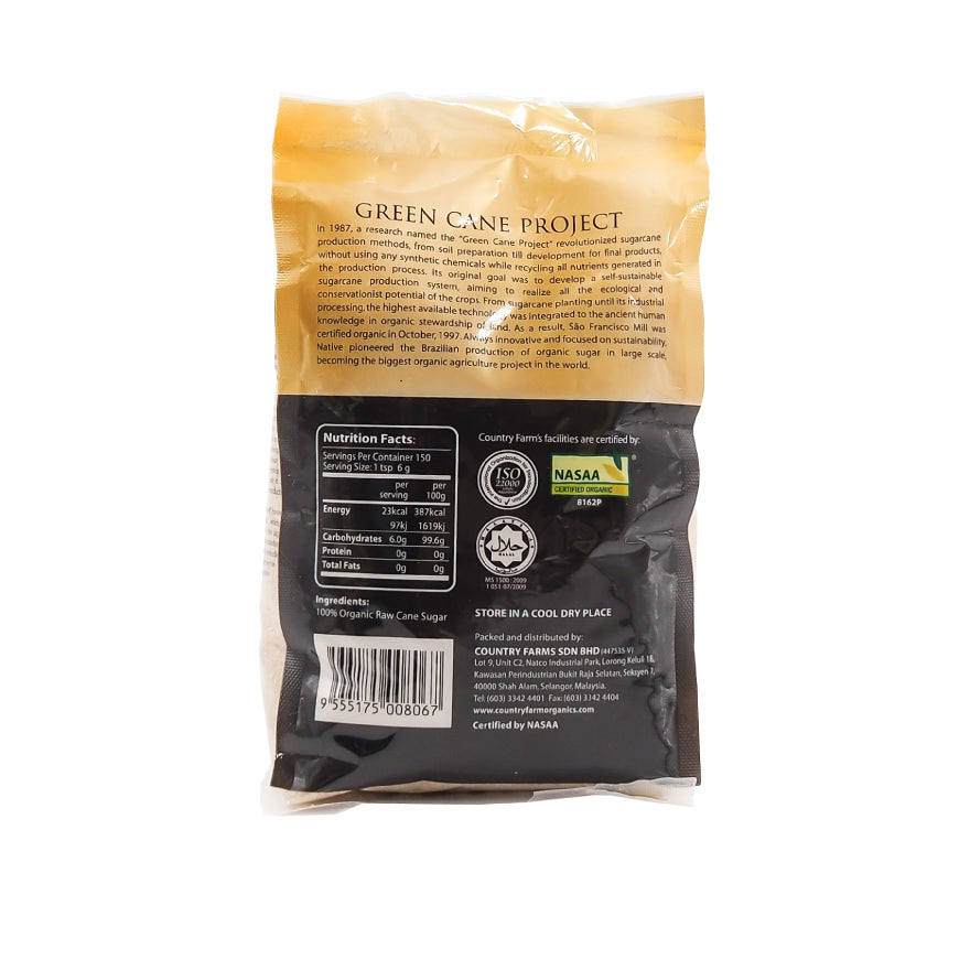 Organic Raw Cane Sugar (900g)