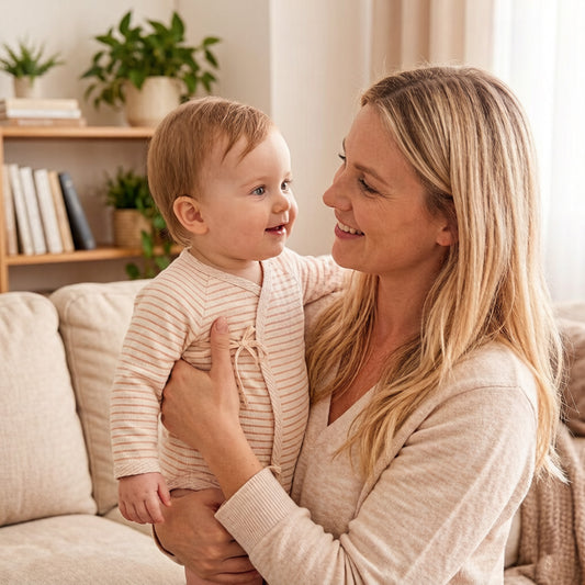 GOTS Certified Organic Baby Striped Butterfly Clothes