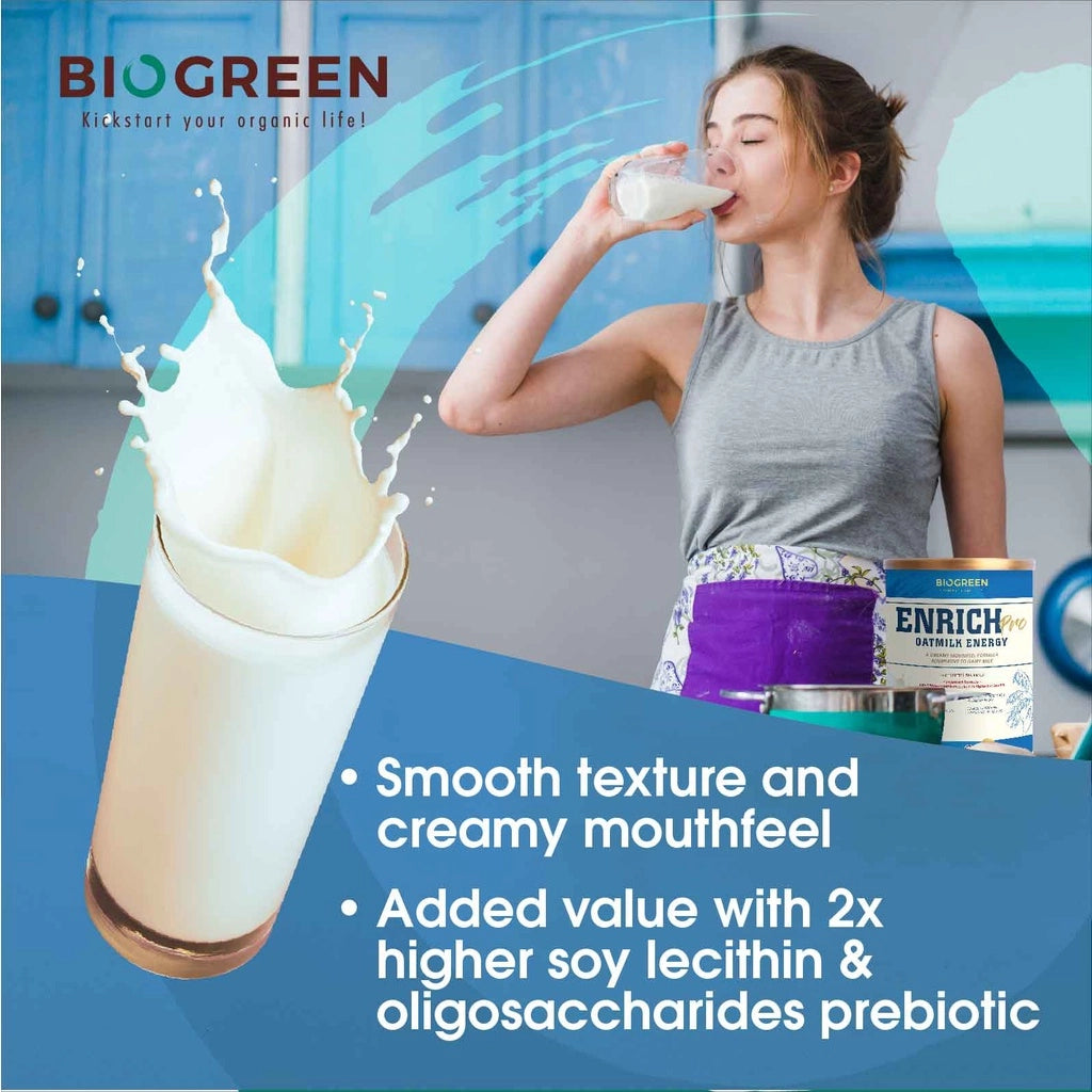 Biogreen Enrich Pro Oat Milk Energy (11's x 30g)