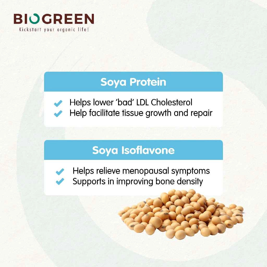 Biogreen Soy Plus No Added Cane Sugar Organic Soya Milk Powder