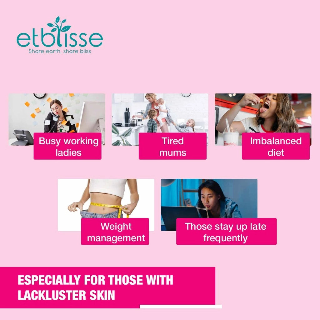 Etblisse Pinky Glow For Healthy SkinHair & Weight (800g) - HALAL