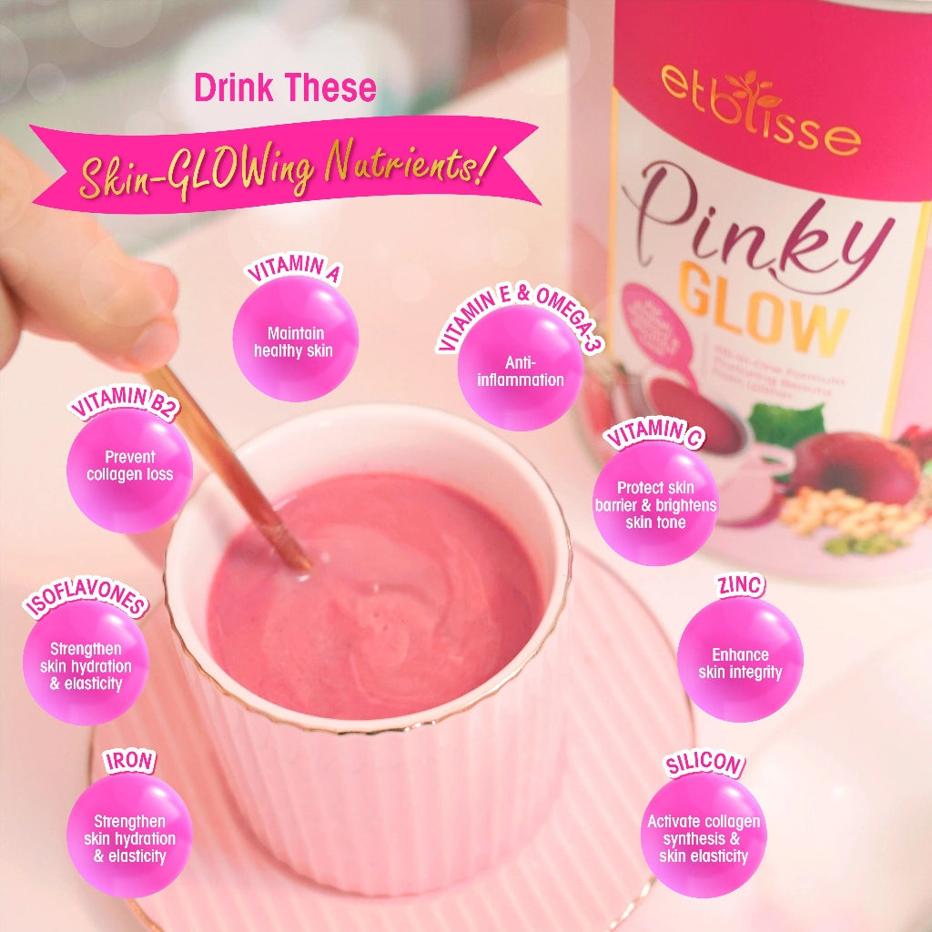 Etblisse Pinky Glow For Healthy SkinHair & Weight (800g) - HALAL