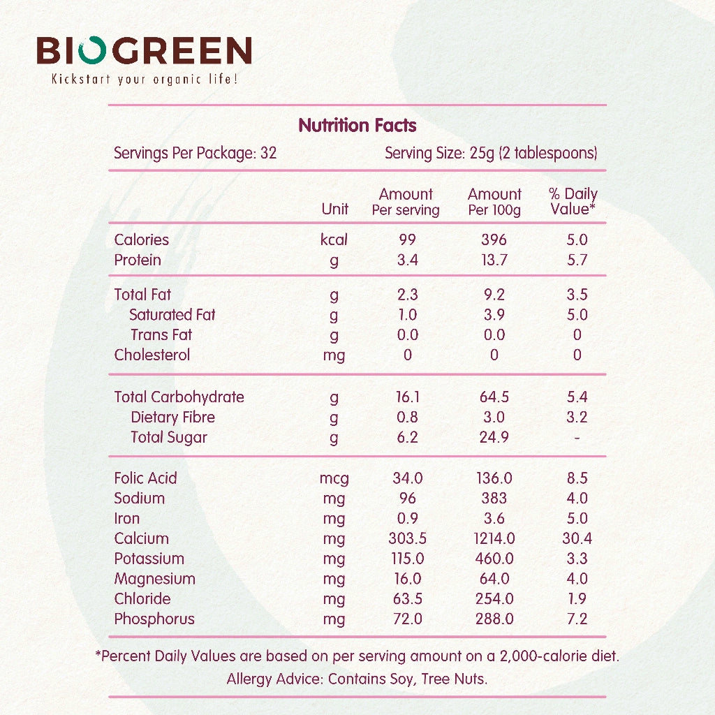 Biogreen Pink Lady 燕麥奶 清真認證（800 克）